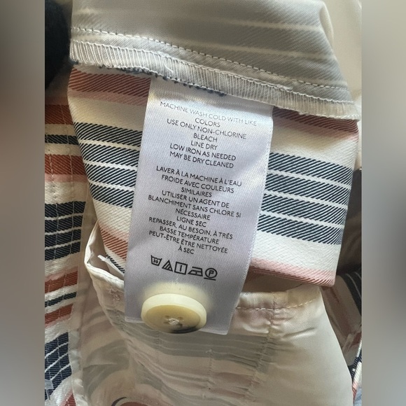 NWOT Anthropologie Striped Flare Multicolor Pants - Picture 15 of 16